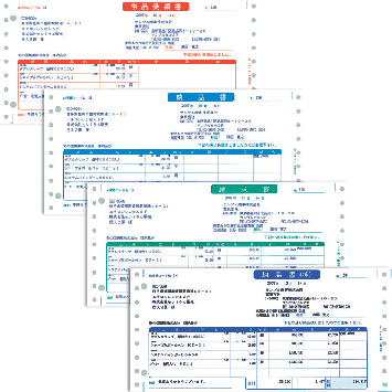 ソリマチ SR334 納品書Ｅ（連続用紙）500セット