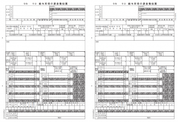 PCA PA1134GA R05【電子申告用】源泉徴収票 単票 50枚(100名分)